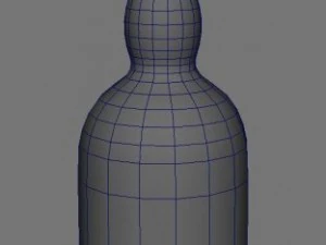 whisky bottle ashtray gaslighter 3D Model
