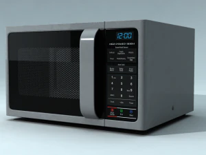kuchenka mikrofalowa Model 3D
