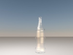 glass bottle Model 3D