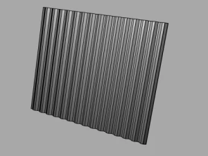 panel stalowy Model 3D