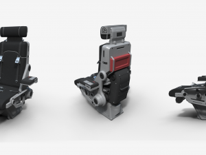 chair pilot Modelo 3D