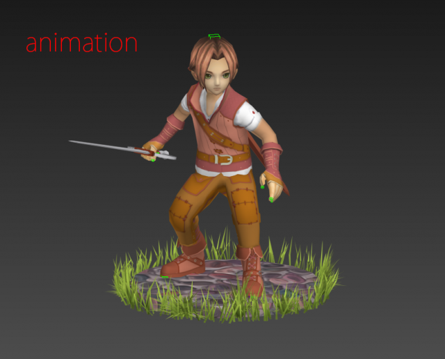 boy 3D Model .c4d .max .obj .3ds .fbx .stl .blend 