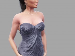 photo realistic 3d model hollywood actress tia carrere 3D Model