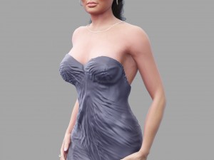 photo realistic 3d model hollywood actress tia carrere 3D Model