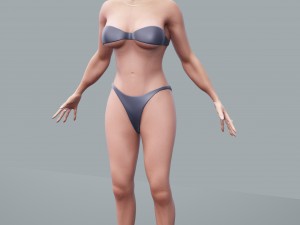 photo realistic 3d model hollywood actress tia carrere 3D Model