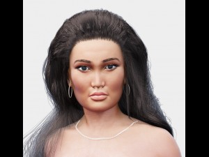 photo realistic 3d model hollywood actress tia carrere 3D Model