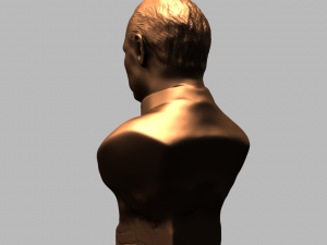 bronze bust of vladimir putin 3D-Modell