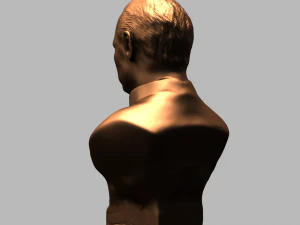 bronze bust of vladimir putin 3D Model