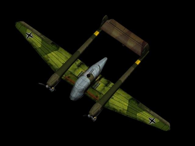 focke-wulf fw 189 3D Модель .c4d .max .obj .3ds .fbx .stl .blend 