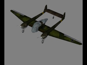 focke-wulf fw 189 3D Модель