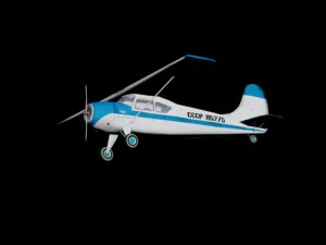 yak-12 3D Model