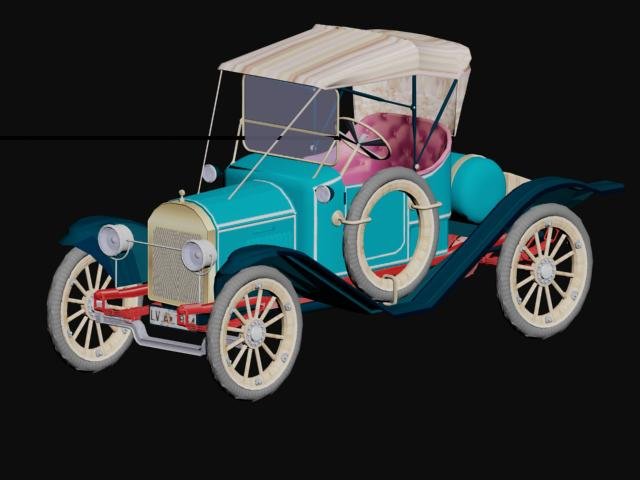 herreshoff runabout 3D Модель .c4d .max .obj .3ds .fbx .stl .blend 