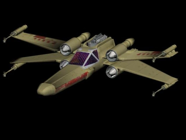 starfighter 3D Model .c4d .max .obj .3ds .fbx .stl .blend 