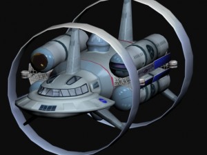 spacecraft Model 3D