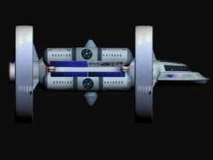 spacecraft 3D Model