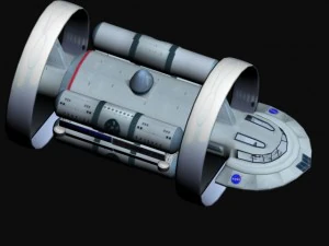 spacecraft 3D Model