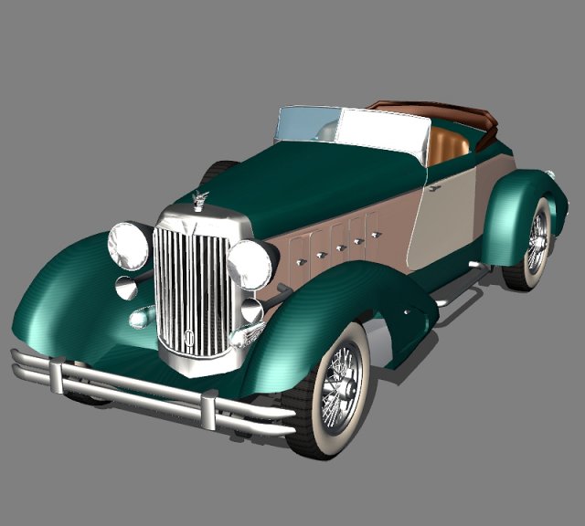 chrysler imperial1932 3D-Modell .c4d .max .obj .3ds .fbx .stl .blend 