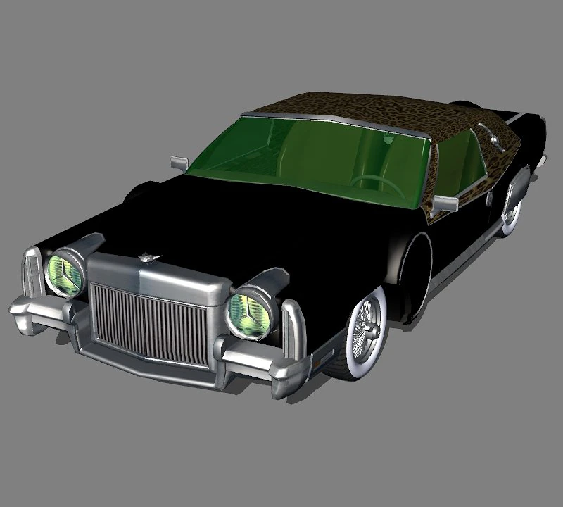 cadillac eldorado 1970 3D Model .c4d .max .obj .3ds .fbx .stl .blend 