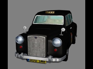 austin fx4 3D Model