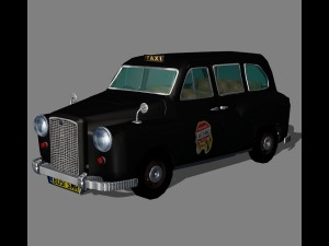 austin fx4 3D मॉडल