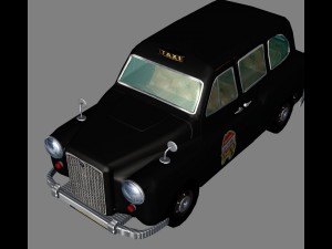 austin fx4 3D मॉडल