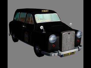 austin fx4 3D मॉडल