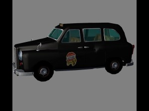 austin fx4 3D मॉडल