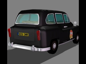 austin fx4 3D मॉडल