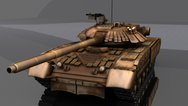tank t-80 Modelo 3D .c4d .max .obj .3ds .fbx .stl .blend 