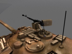 tank t-80 Modelo 3D