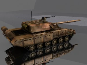tank t-80 3D Model