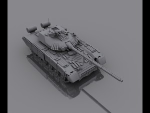 tank t-80 Modelo 3D
