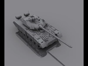 tank t-80 3D Model