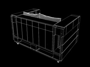 pallets chair 3D Modell
