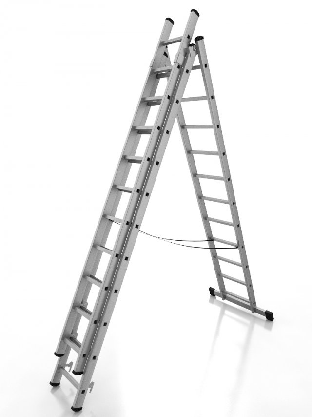 ladder Model 3D .c4d .max .obj .3ds .fbx .stl .blend
