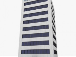 generic building  9 floors Model 3D