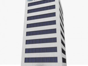 b&acirc;timent g&eacute;n&eacute;rique 9 &eacute;tages Modèle 3D