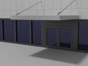 generic building  9 floors Model 3D