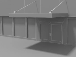generic building  9 floors 3D Model