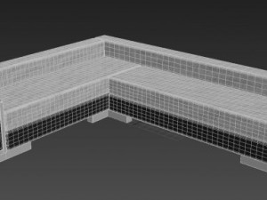 sofa white and black 3Dモデル