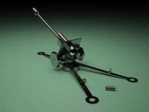 122mm howitzer d30 Model 3D