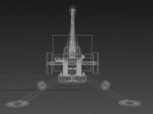122mm howitzer d30 3D Model
