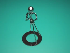shooter steel 3D Model