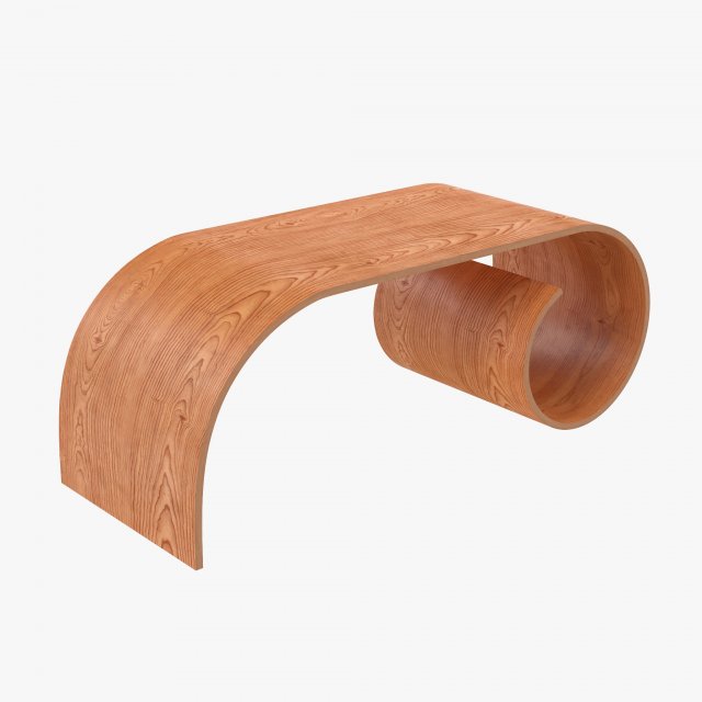 bend coffee table 3D Model .c4d .max .obj .3ds .fbx .stl .blend 