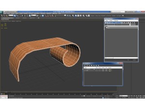 bend coffee table 3D Model