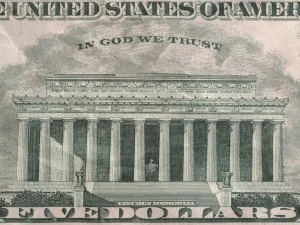 5 dollars bill 3D Model