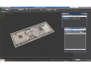 5 dollars bill 3D Модель