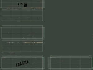 wooden box green Modelo 3D
