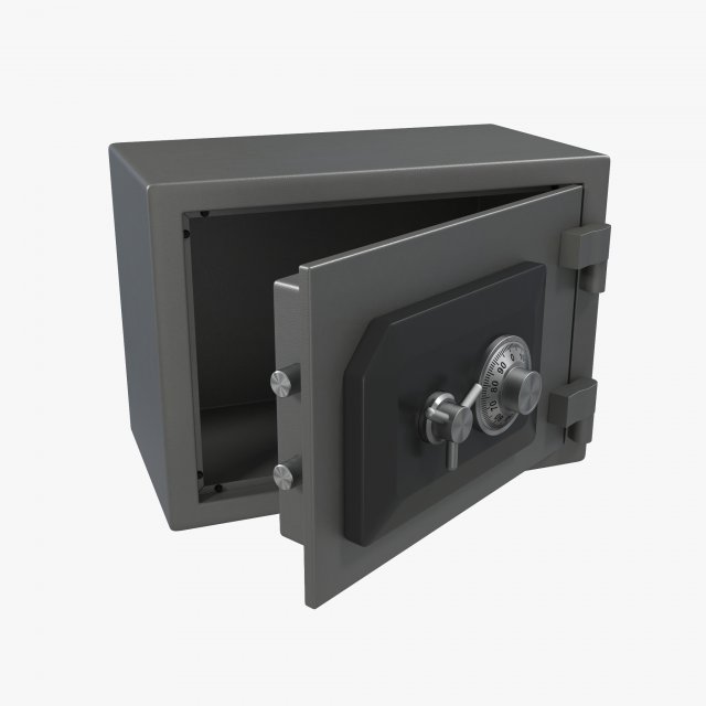 safe 3D Model .c4d .max .obj .3ds .fbx .stl .blend 