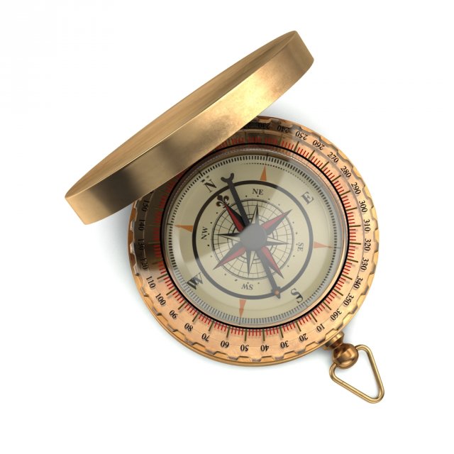 compass 3D 模型 .c4d .max .obj .3ds .fbx .stl .blend 
